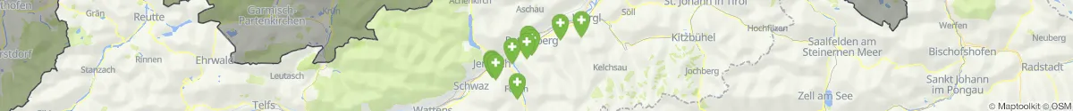 Map view for Pharmacies emergency services nearby Radfeld (Kufstein, Tirol)